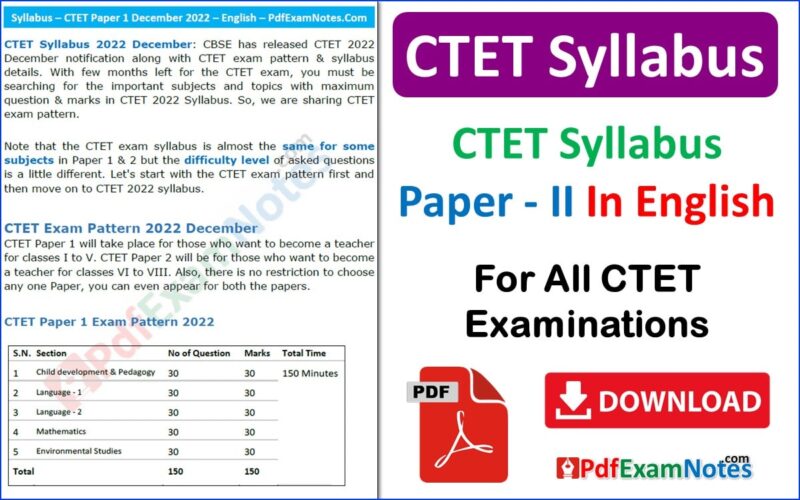 ctet-syllabus-paper-2-english-pdfexamnotes.com